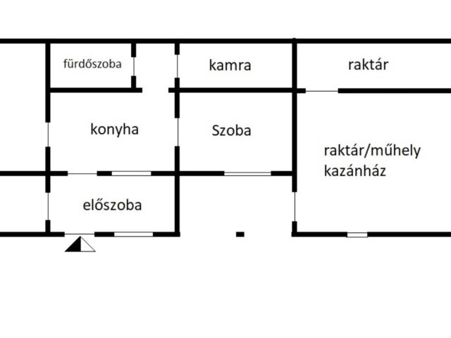 3 szobás ház, Csényén