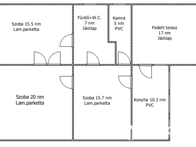 Kiváló adottságú, 3 szobás ikerház eladó!