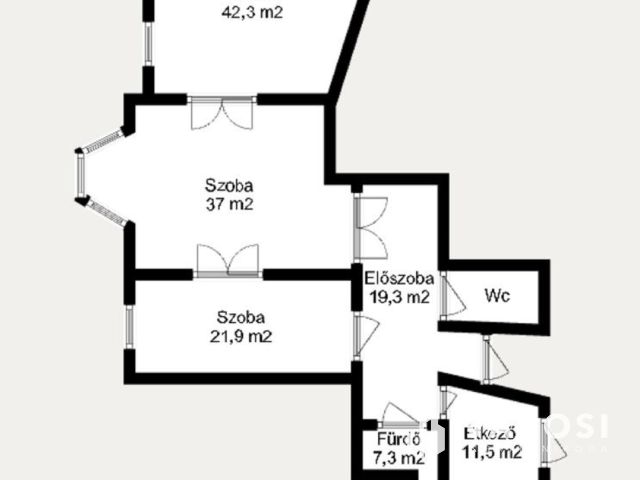 Nagy lakás a Vígszínházzal szemben a nagykörúton