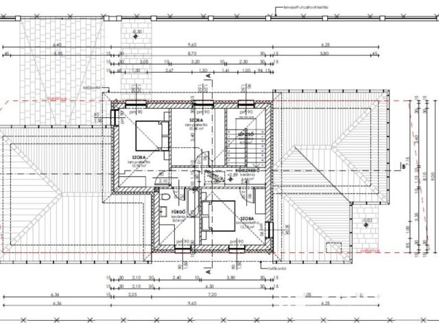 Klassz belső kétszintes családiház