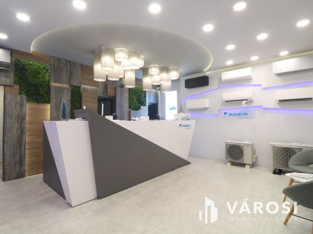 Utcafrontos,főldszinti,kirakatos szép üzlethelyiség eladó.