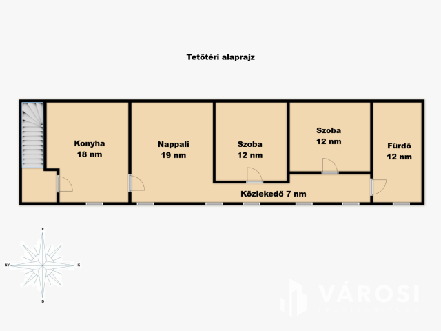 Két lakrészes 5 szobás házrész, saját kertrésszel