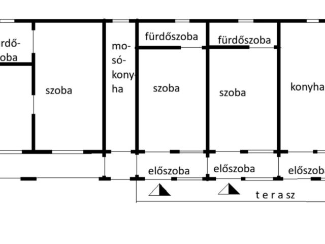 Felújított lakóház és apartmanok Bükön