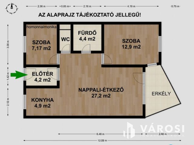 Liftes lakás a belvárosban!
