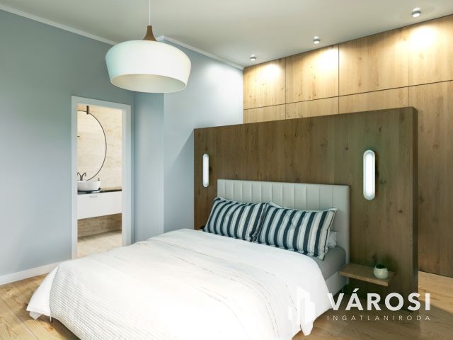 Medencés luxus penthouse lakás Sóstón eladó